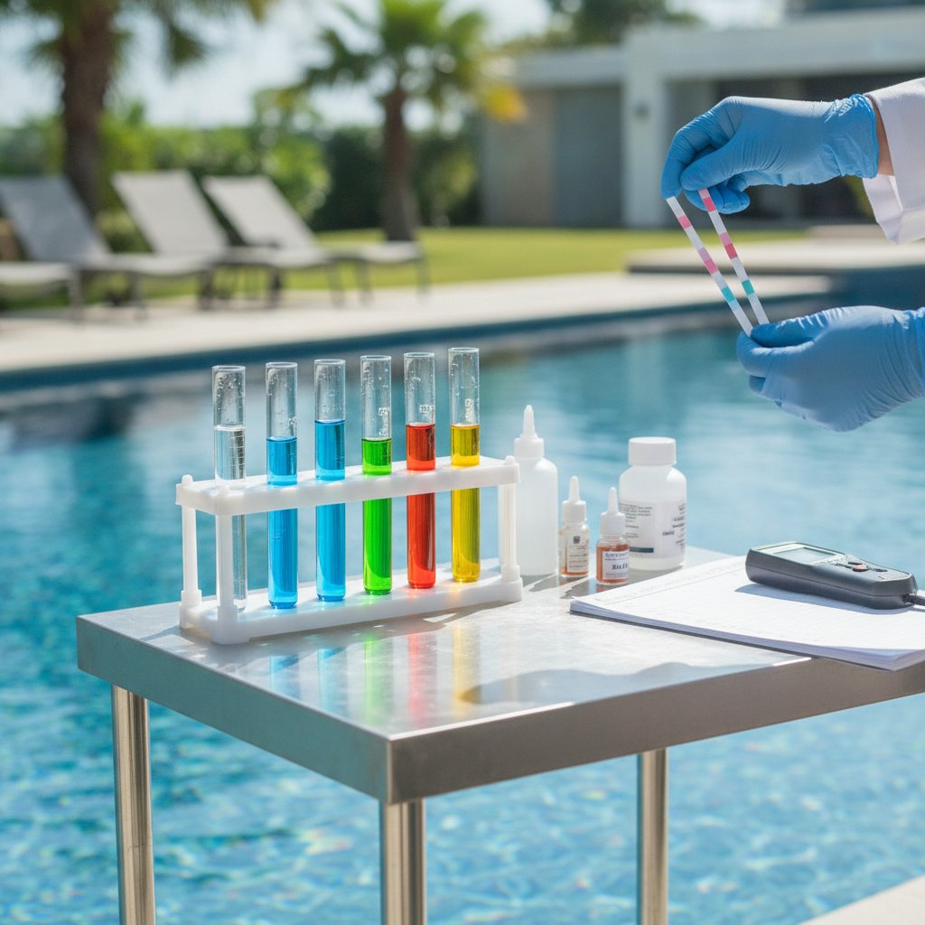 Pool water chemistry